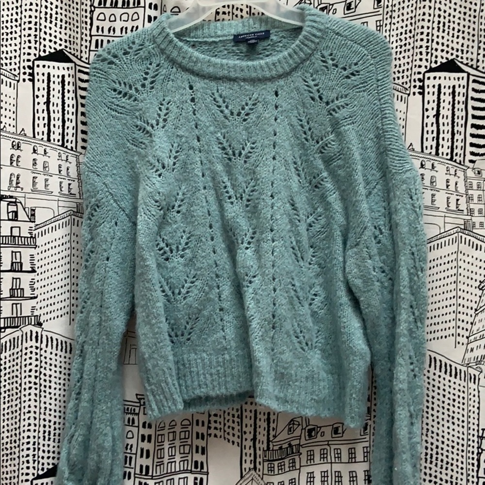 American eagle cropped sweater
